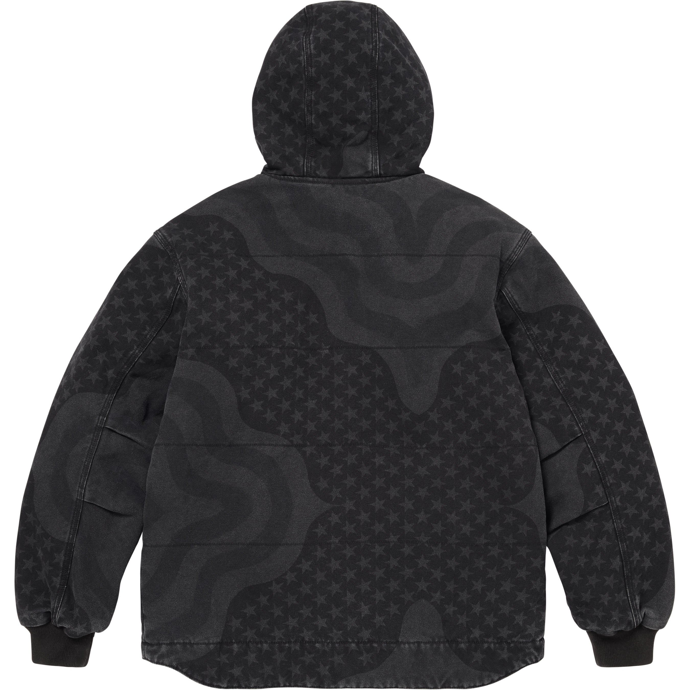 Flag Quilted Hooded Work Jacket view 11